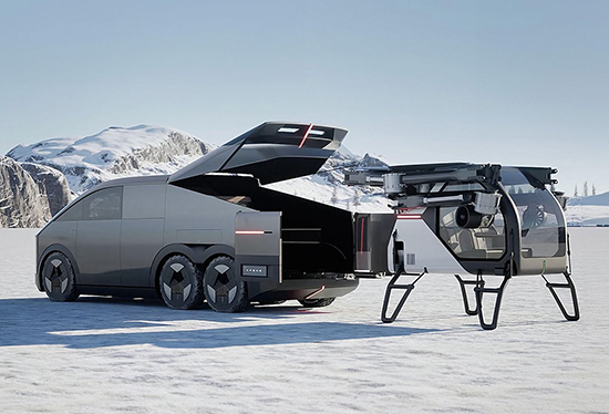 或12月份上市 曝小鵬匯天陸地航母內飾諜照